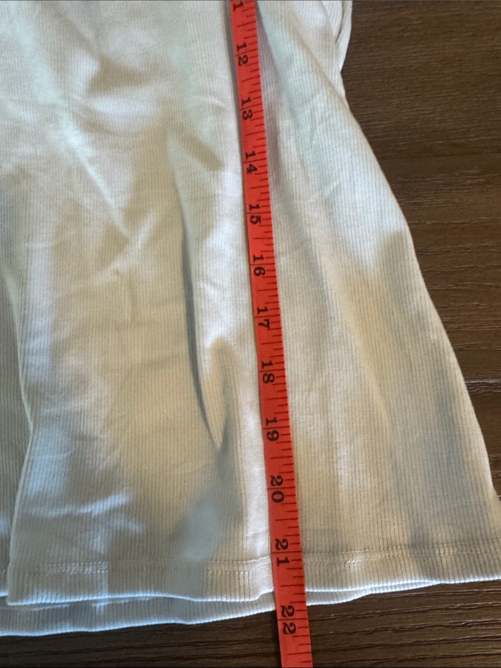 Dotti Pale Blue Ribbed V-Neck Racerback Tank - Picture 6 of 6